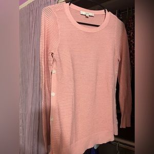 Loft peach/pink petite small sweater